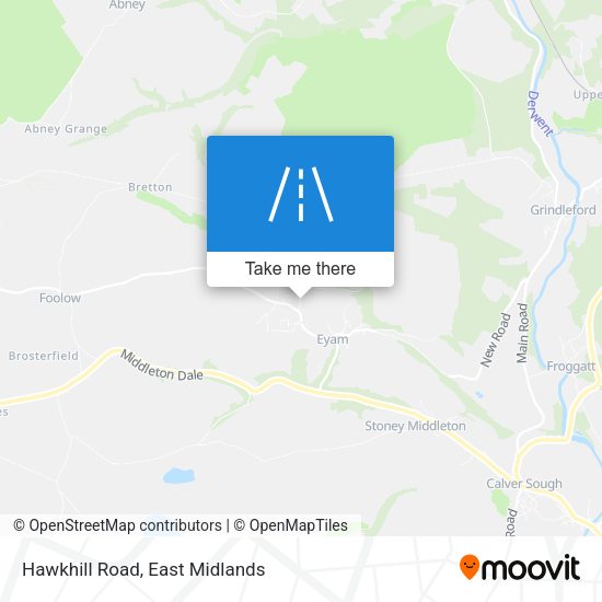 Hawkhill Road map