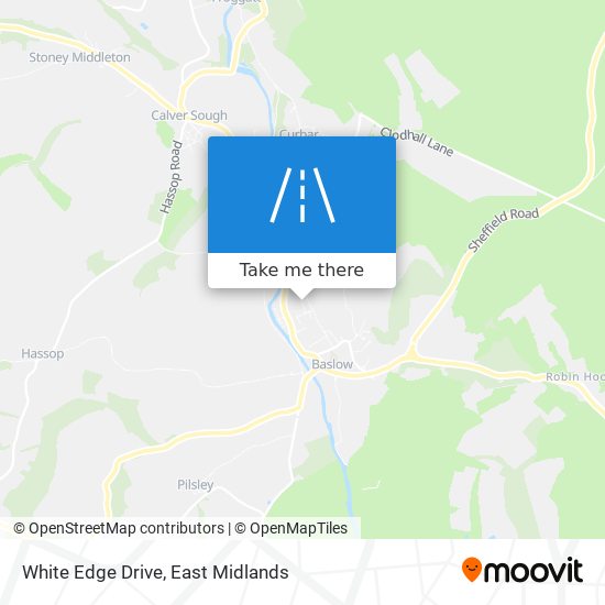 White Edge Drive map