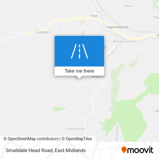 Smalldale Head Road map
