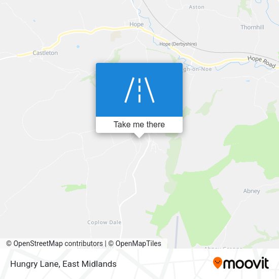 Hungry Lane map