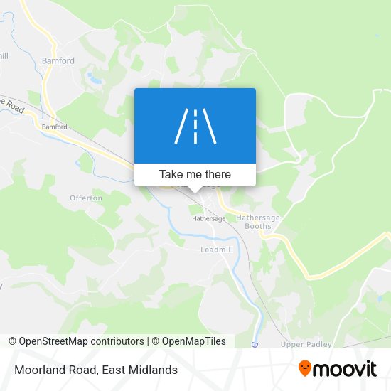 Moorland Road map
