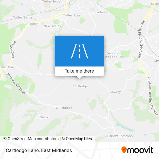 Cartledge Lane map