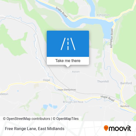 Free Range Lane map