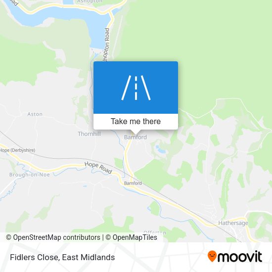 Fidlers Close map