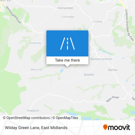 Wilday Green Lane map