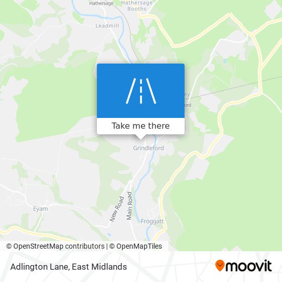 Adlington Lane map