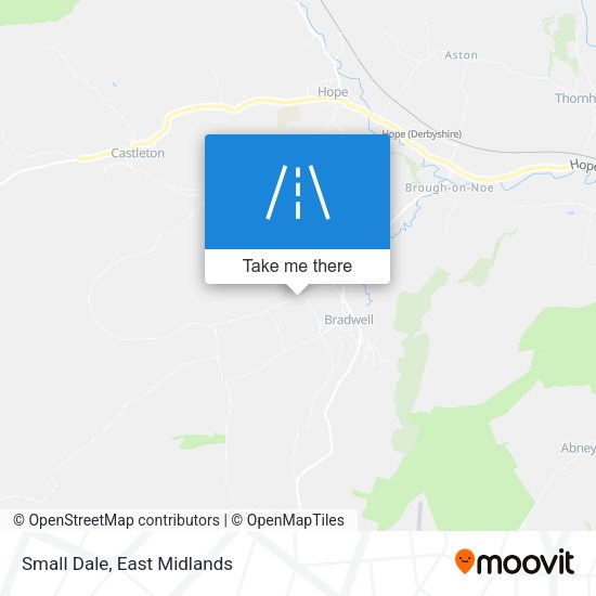 Small Dale map
