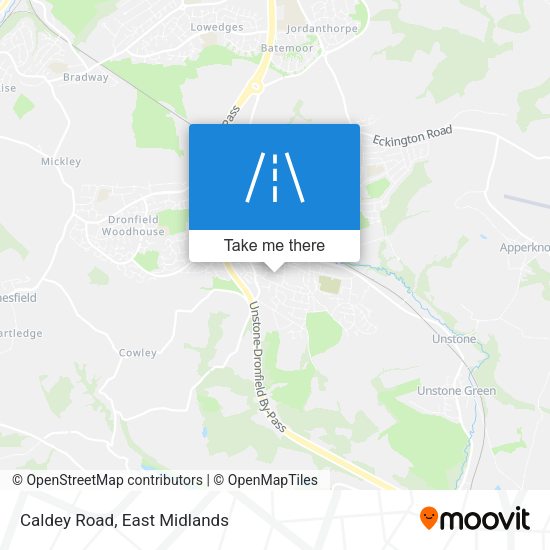 Caldey Road map