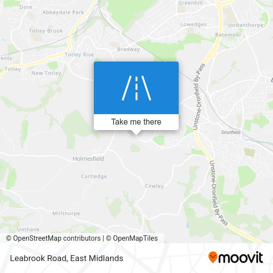 Leabrook Road map