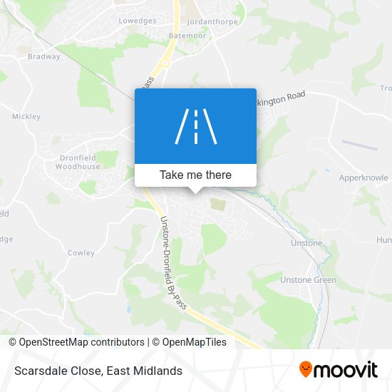 Scarsdale Close map