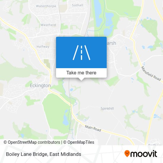 Boiley Lane Bridge map