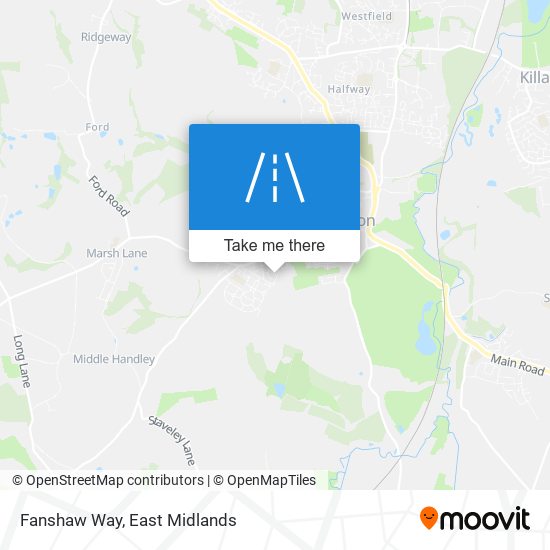 Fanshaw Way map