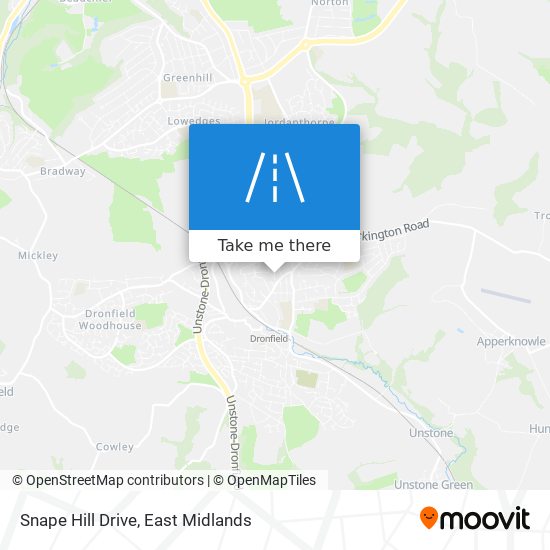 Snape Hill Drive map