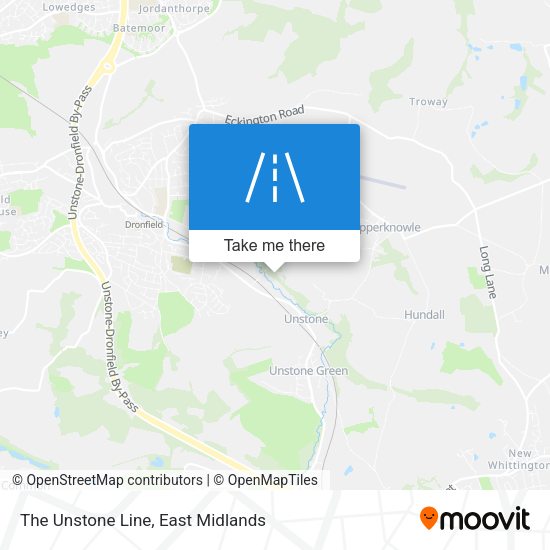 The Unstone Line map