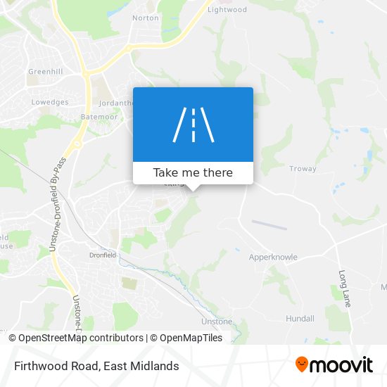 Firthwood Road map