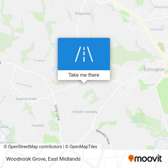 Woodnook Grove map