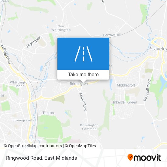 Ringwood Road map