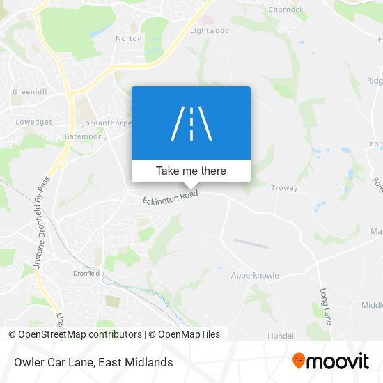 Owler Car Lane map