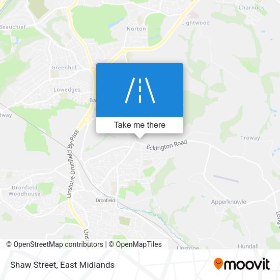 Shaw Street map