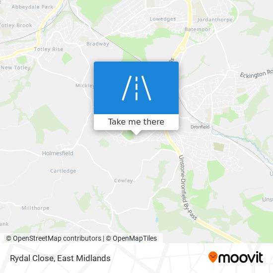 Rydal Close map