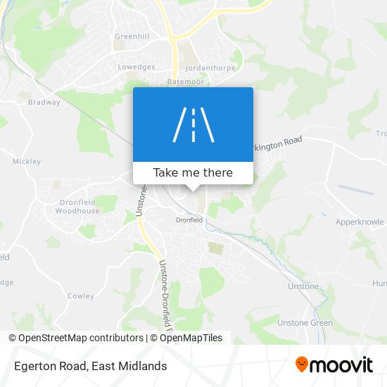 Egerton Road map