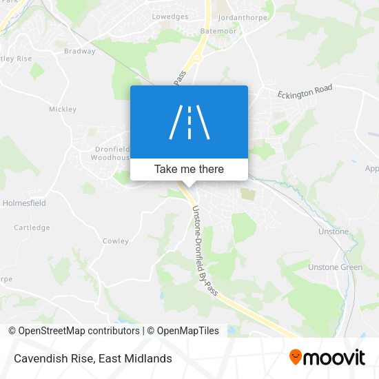 Cavendish Rise map