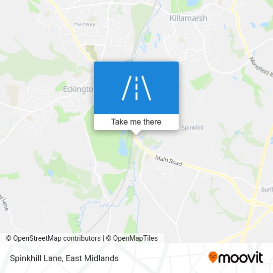 Spinkhill Lane map