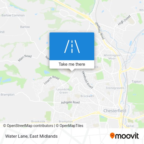 Water Lane map