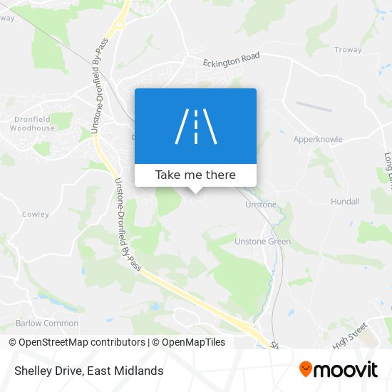 Shelley Drive map