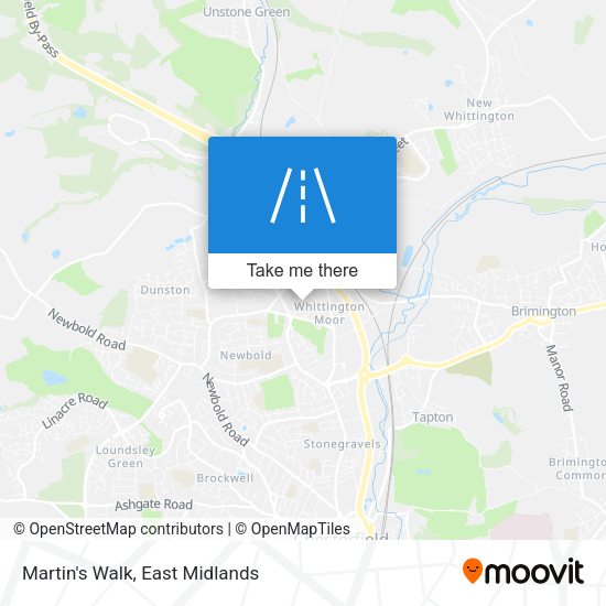Martin's Walk map