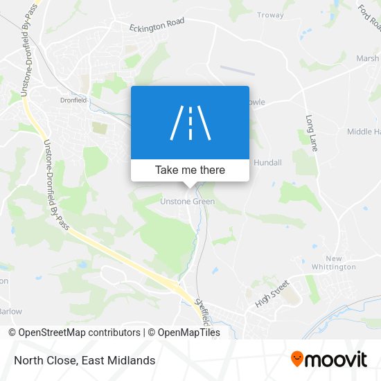 North Close map