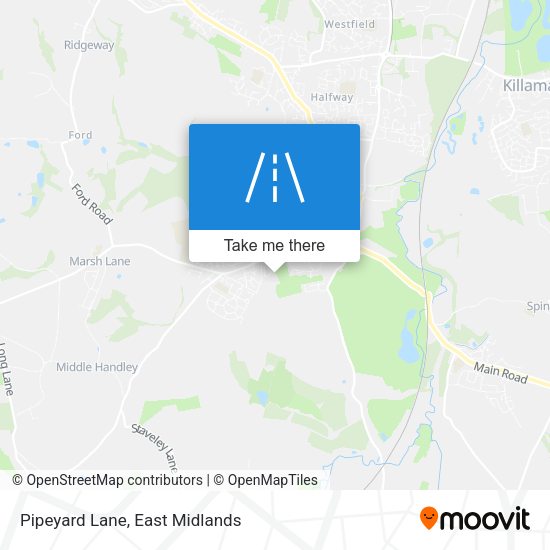 Pipeyard Lane map