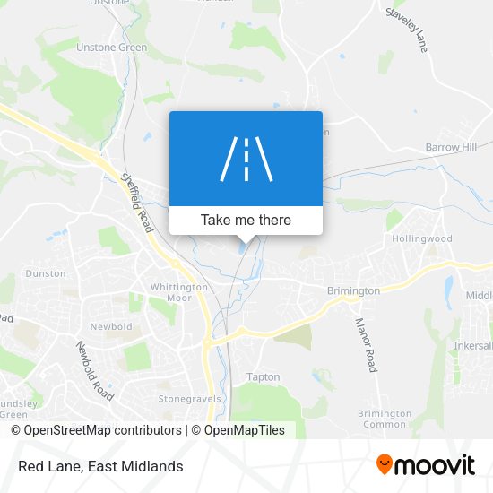 Red Lane map