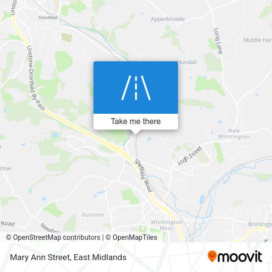 Mary Ann Street map