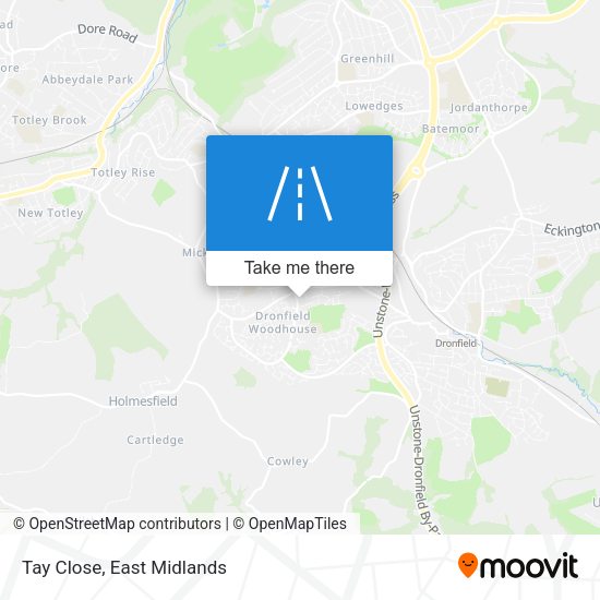 Tay Close map