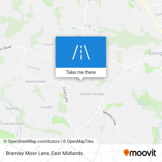 Bramley Moor Lane map