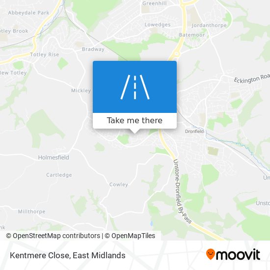 Kentmere Close map