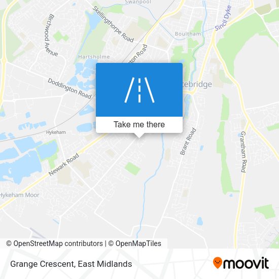 Grange Crescent map