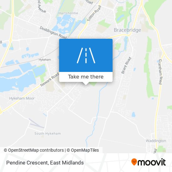 Pendine Crescent map