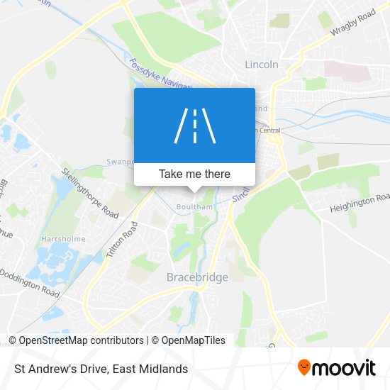 St Andrew's Drive map