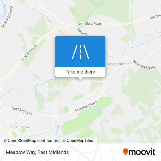 Meadow Way map