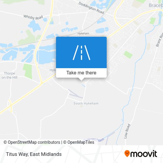 Titus Way map