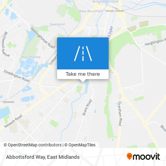 Abbottsford Way map