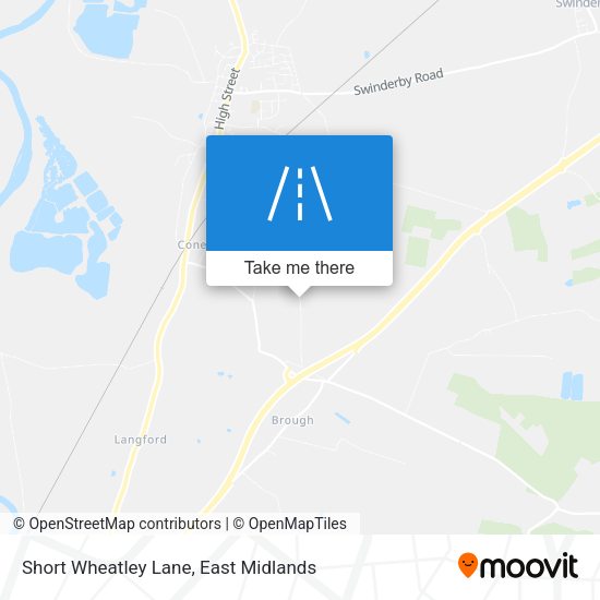 Short Wheatley Lane map