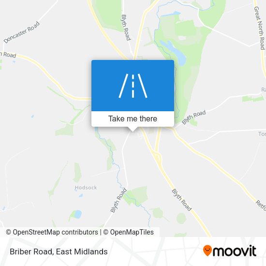 Briber Road map