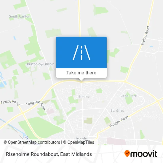 Riseholme Roundabout map