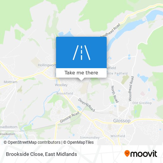 Brookside Close map