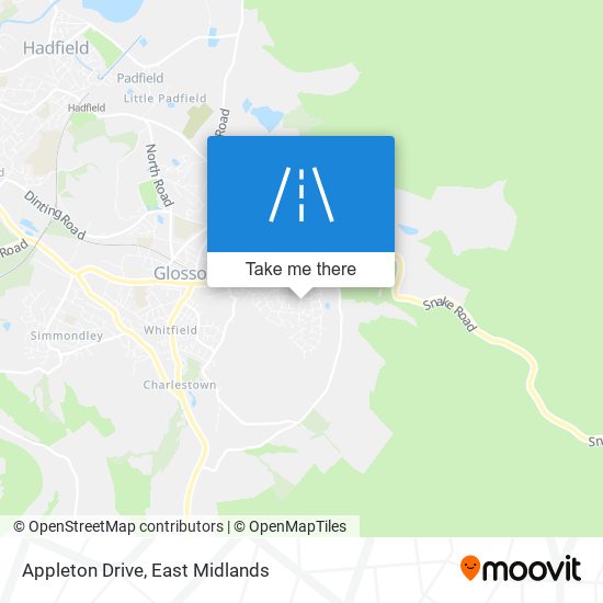 Appleton Drive map