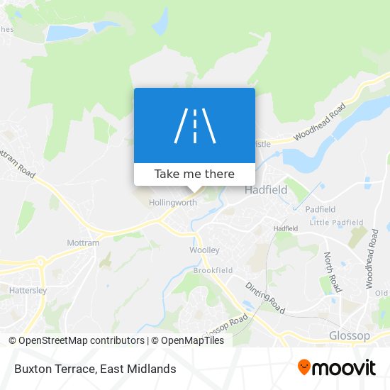 Buxton Terrace map