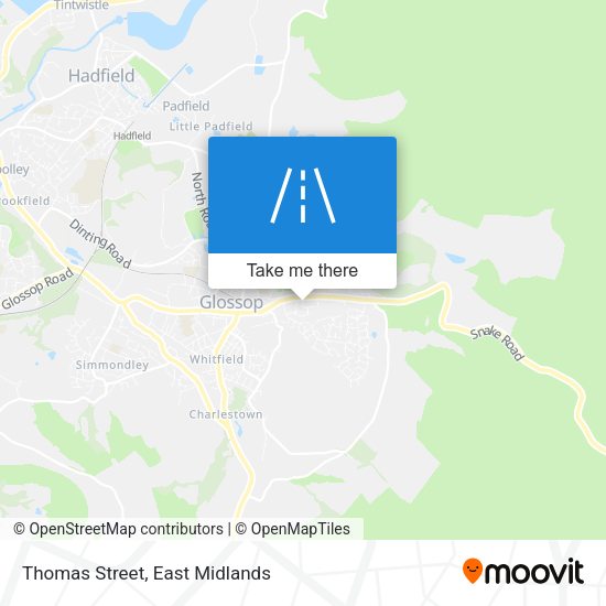Thomas Street map